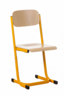 Žákovská židle Junior výškově stavitelná velikost 3-4 RAL 1007