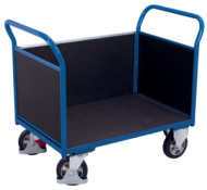 Plošinový vozík s třemi bočnicemi s nosností 1000 kg sw-700.322 (4 modely)