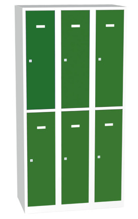 Šatní skříňka s dělenými dveřmi A8332 - 1