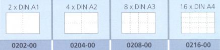 Vnitřní dělení výkresovek CP A0 na 2x A1 - 2