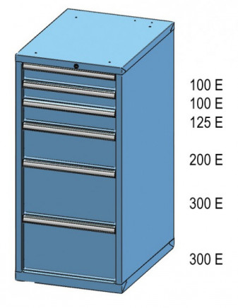 Zásuvková skříňka ZE 120-5 - 2