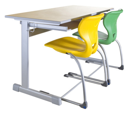 Školní lavice dvoumístná pevná SUD (4 modely) - 6