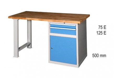 Dílenské stoly série D, šířka 2000, hloubka 700 nebo 800, výška 880 nebo 890 mm (6 modelů) - 2