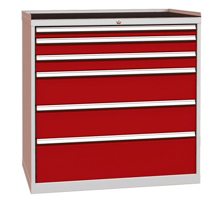 Zásuvková dílenská skříň DPO 07B - 4