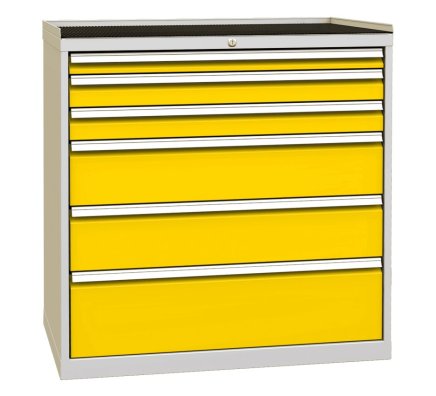 Zásuvková dílenská skříň DPO 07B - 3