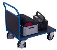 Plošinový vozík s jednou bočnicí s nosností 1000 kg sw-800.185