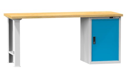 Dílenské stoly série C, šířka 2500, hloubka 700 nebo 800, výška 880 nebo 890 mm (6 modelů) - 1