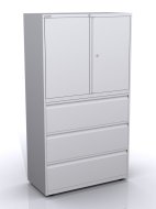 Skříň s dveřmi a zásuvkami SYC10/30D/3