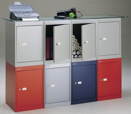 Šatní skříň kovová Bisley CLK 121C - nástavec - 2