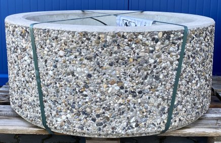 Betonové kruhové květníky (2 modely)