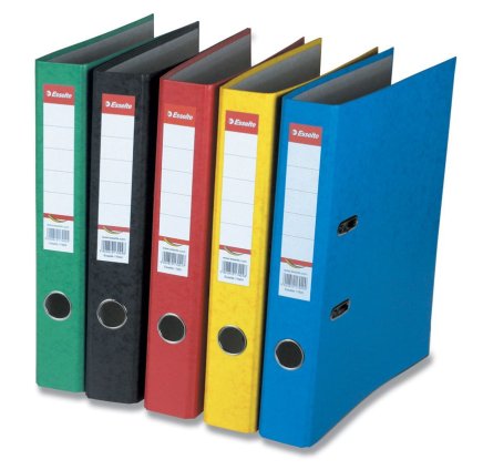 Pákový pořadač Esselte Rainbow 50 mm - barva černá