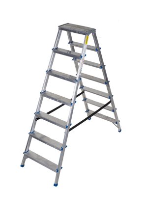 Hliníkové schůdky oboustranné DR(150)ALDD-7