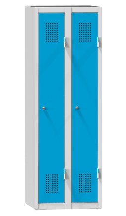Kovová šatní skříňka dvoudveřová XS82-15