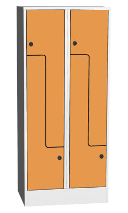 Šatní skříňka s HPL dveřmi typ SZS 42AH - 2