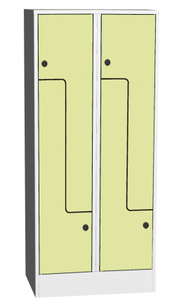 Šatní skříňka s HPL dveřmi typ SZS 42AH - 3