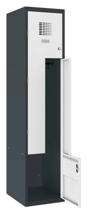 Šatní skříň kovová Sul 41 W šířka 400 mm