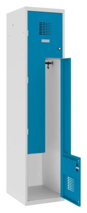 Šatní skříň kovová Sul 41 W šířka 400 mm - 4