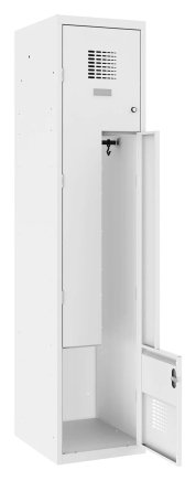 Šatní skříň kovová Sul 41 W šířka 400 mm - 2