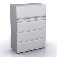 Skříň se sklopnými dveřmi a zásuvkami SYC10/43/1/3