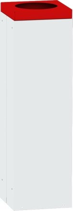 Hranatý odpadkový koš s odnímacím víkem 2821 - 2