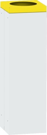 Hranatý odpadkový koš s odnímacím víkem 2821