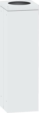 Hranatý odpadkový koš s odnímacím víkem 2821 - 5