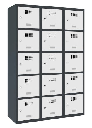Šatní skříň kovová Sus 435 W šířka 1200 mm