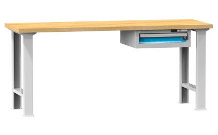 Dílenské stoly série P, šířka 2000, hloubka 700 nebo 800, výška 880 nebo 890 mm (6 modelů) - 1