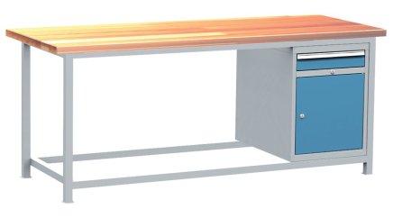 Dílenský stůl s kontejnerem, set DPJ 202