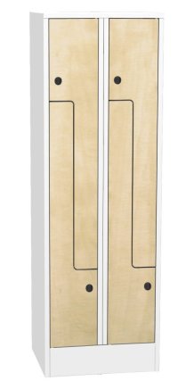 Šatní skříňka s lamino dveřmi typ SZS 32AL - 1