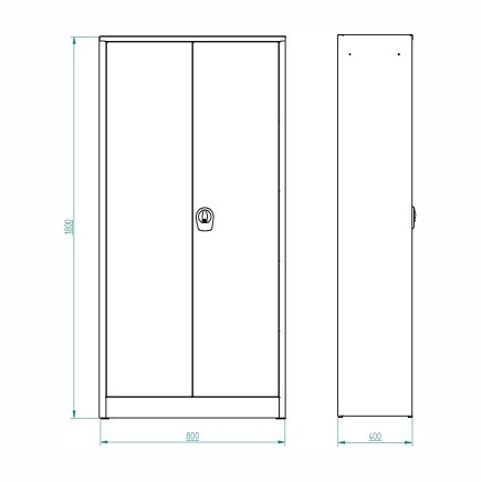 Úklidová skříň C39745 - 1