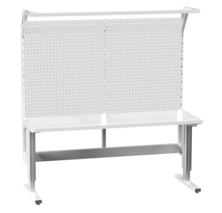 Elektricky stavitelný stůl s nástavbou