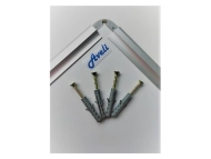 Jednodílná keramická tabule hliníkový rám 240x120 cm