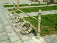 Stojan na 2 nebo 3 kola - s kruhy