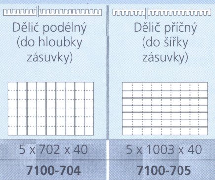 Dělič podélný pro výkresové skříně CP - 1