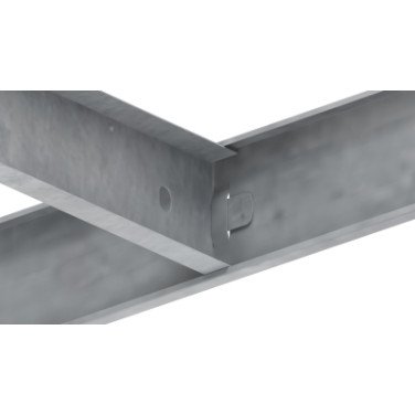 Kovona Bezšroubový regál 150 kg s lamino policemi typ N285P1 RAL 7035 - 3