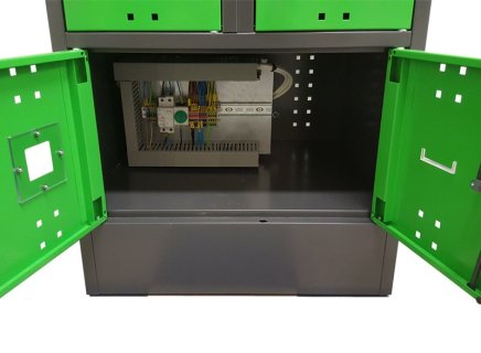 Skříň na dobíjení mobilních zařízení bez USB portů SBE_32_A8 - 6