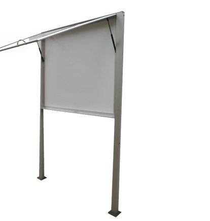 Jednokřídlá oboustranná vitrína HO60 se vzpěrami  - 36 x A4