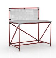 Dílenský stůl z trubkového systému s perfopanelem 240408312 (3 modely) - 2