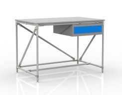 Dílenský stůl s kontejnerem s jednou zásuvkou 24040530 (3 modely)