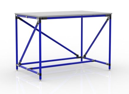 Dílenský stůl z trubkového systému 24040535 (3 modely) - 2