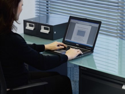 Lístkovnice kovová Bisley FCB24 - 2