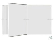 Dvoudílná tabule pro popis fixem - PIVOT KB (2 modely)