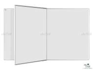 Dvoudílná tabule pro popis fixem - PIVOT KB (2 modely)