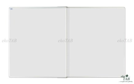 Dvoudílná tabule pro popis fixem - PIVOT KB (2 modely) - 2