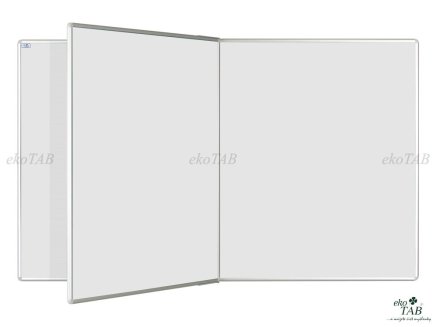 Dvoudílná tabule pro popis fixem - PIVOT KB (2 modely)