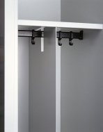 Mezistěna pro oddělení čistých a špinavých oděvů pevná