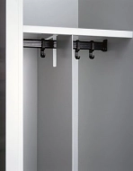 Mezistěna pro oddělení čistých a špinavých oděvů pevná