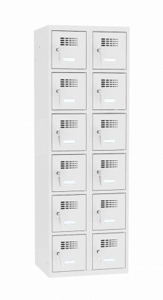 Šatní skříň dělená MSus 326 W šířka 600 mm