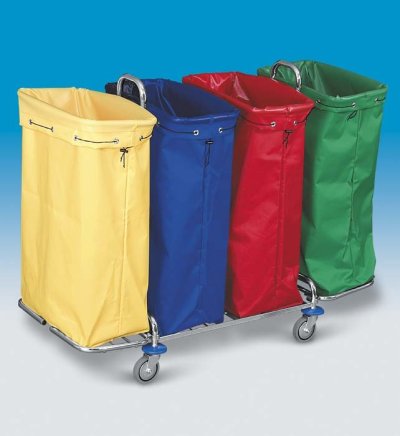 Textilní vaky k úklidovým/manipulačním/recyklačním vozíkům - 2